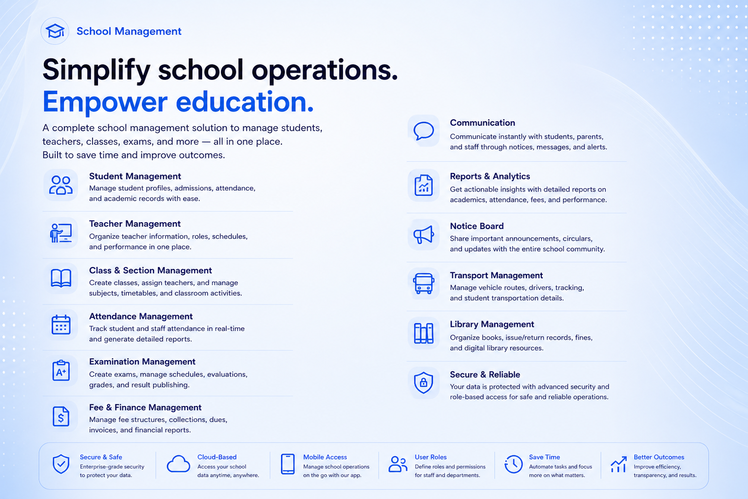 School Management School Management